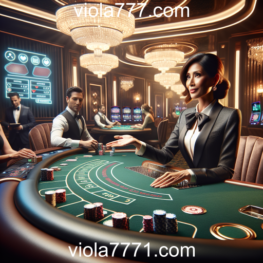 A Experiência Imersiva dos Cassinos Ao Vivo em viola777.com